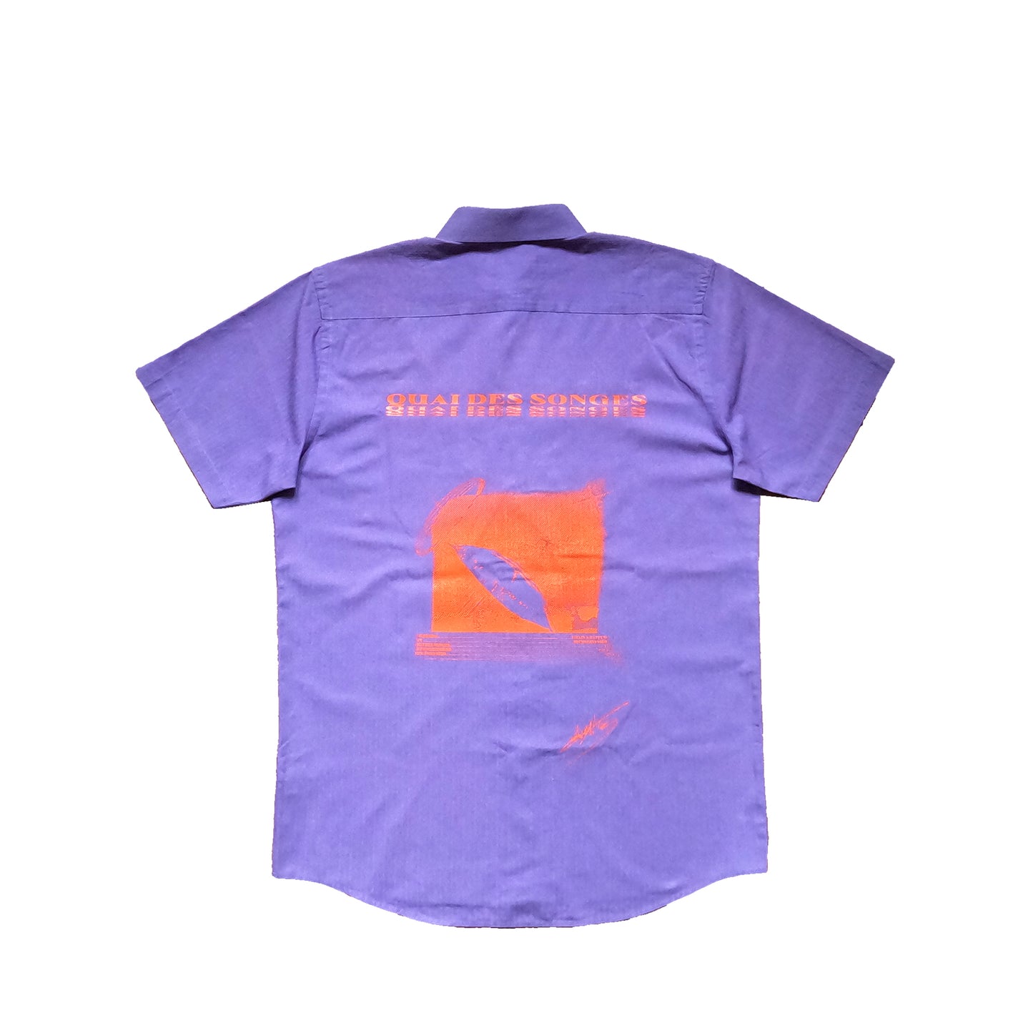 Chemise – Neon Orange Print (Per l'Uomo)