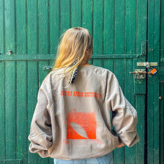 Sweatshirt – Neon Orange Print (C&A) / Réservé