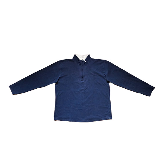 Sweat col fermeture – Neon Orange Print