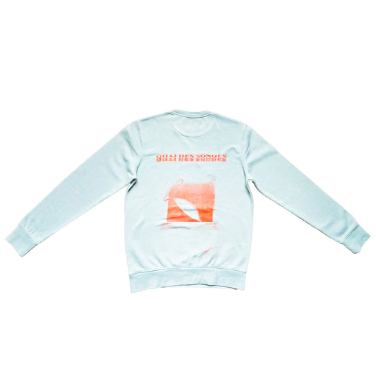 Sweatshirt – Neon Orange Print
