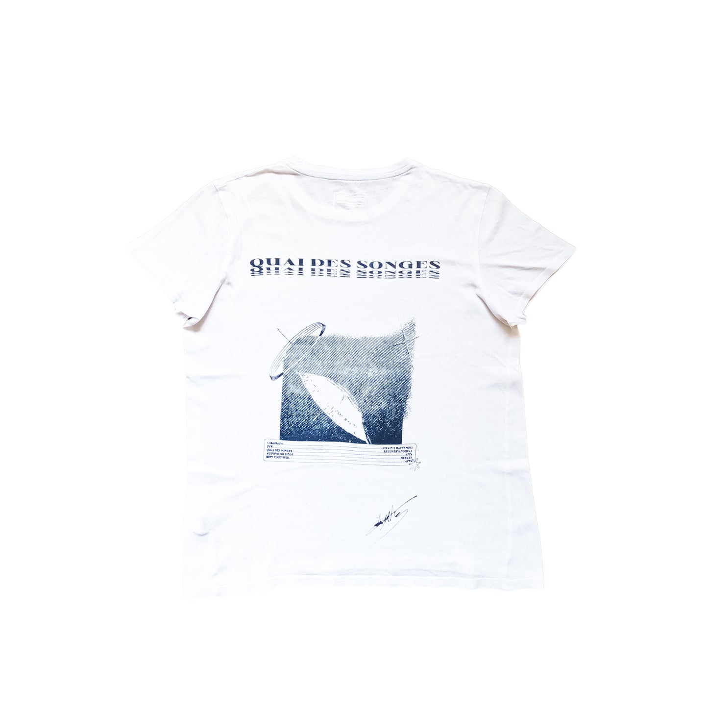 T-Shirt  – Navy Blue Print (Inextenso)