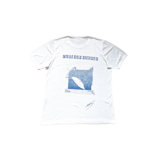 T-Shirt  – Navy Blue Print (Transparent)