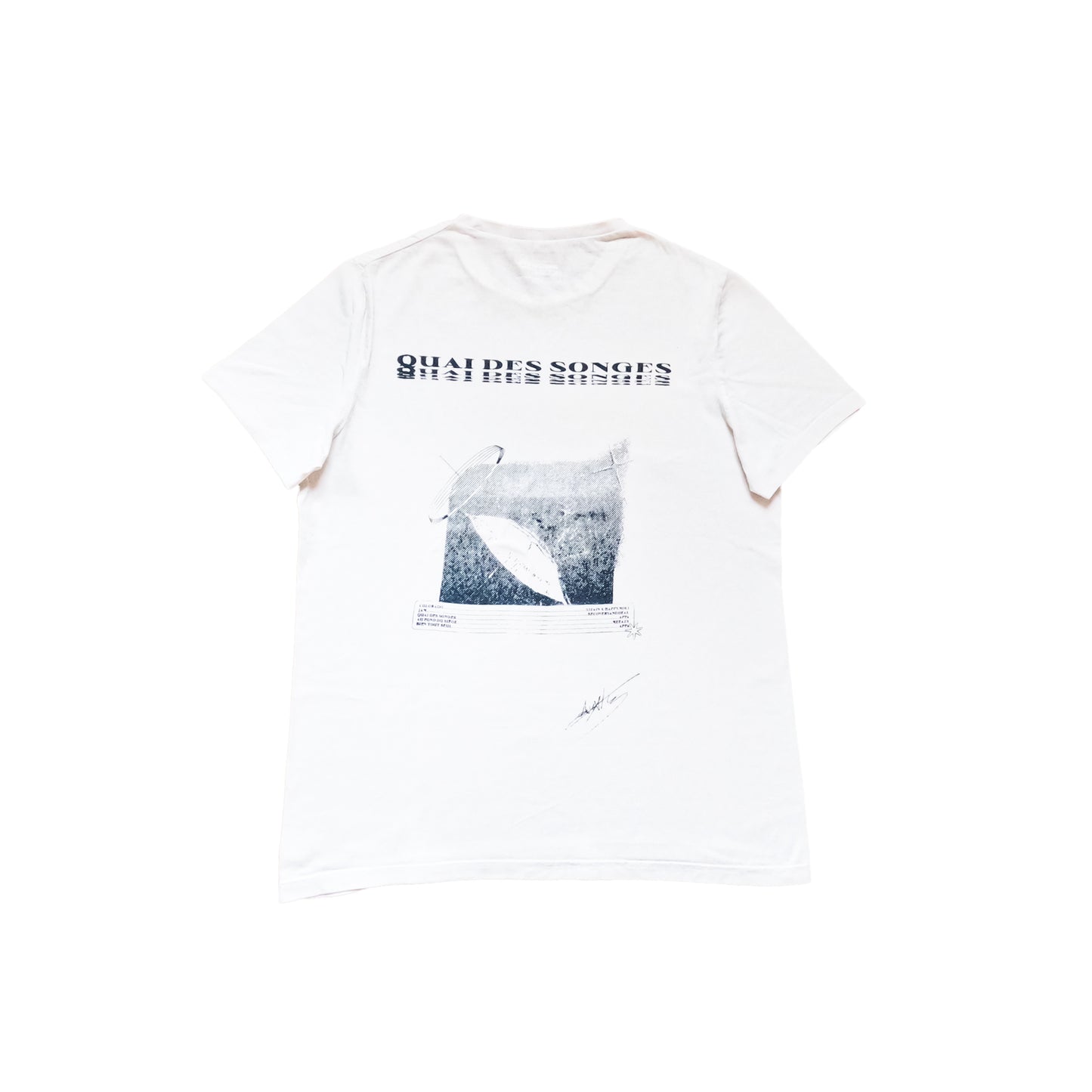 T-Shirt  – Navy Blue Print