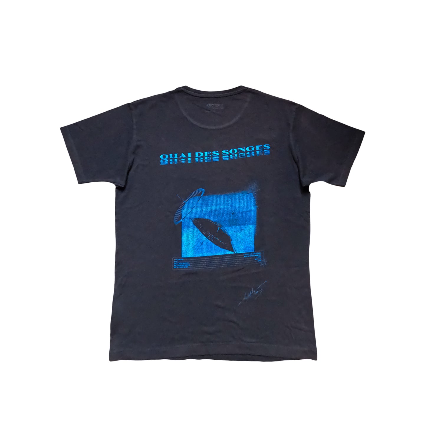 Tshirt  – Neon Blue Print