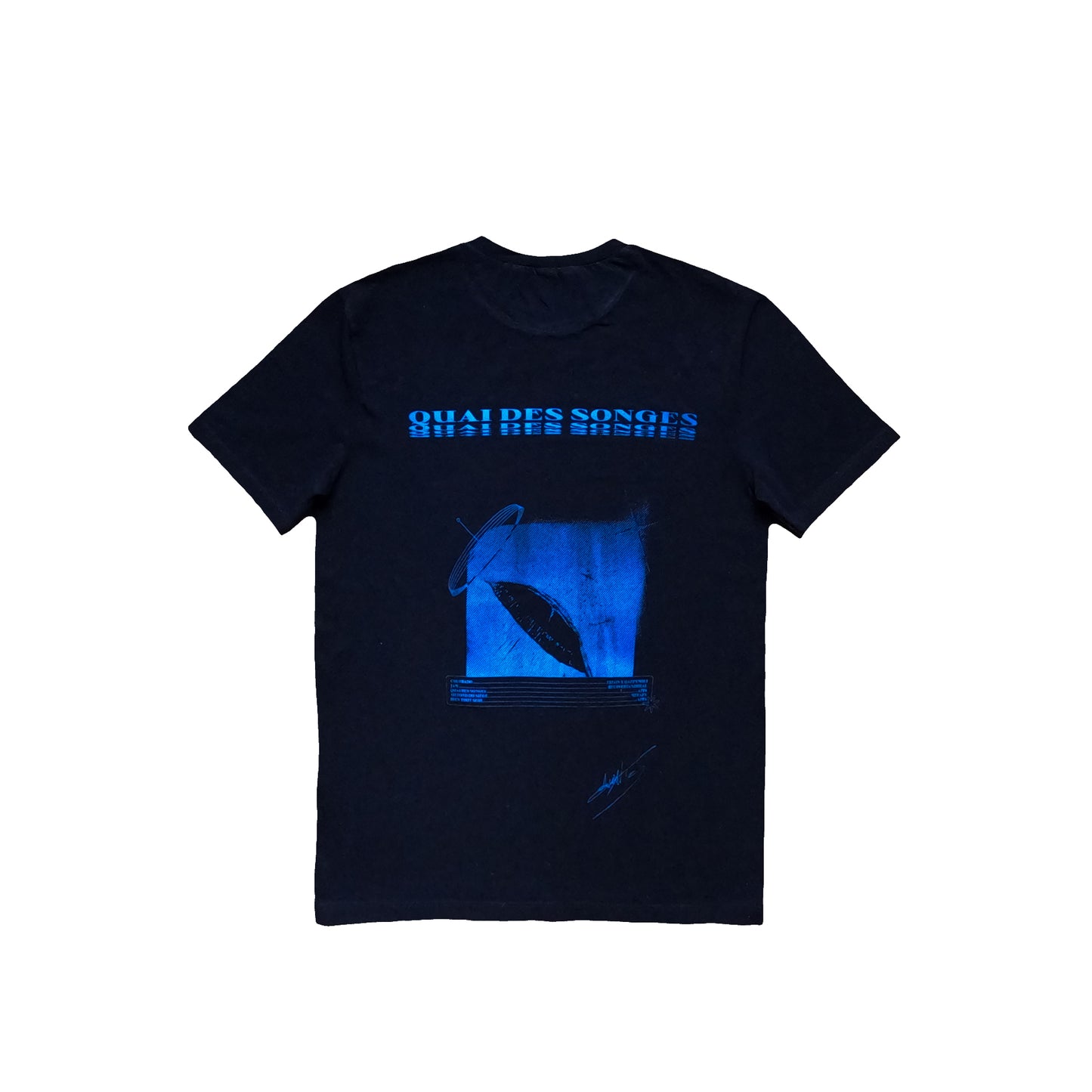 Tshirt  – Neon Blue Print (United colors)