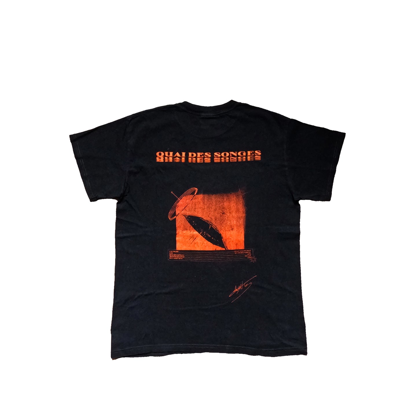 Tshirt – Neon Orange Print (Tcotton 49.5)